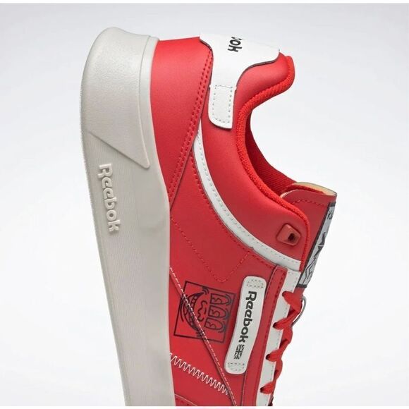 Reebok Classic Red and White Sneakers - Picture 5 of 11